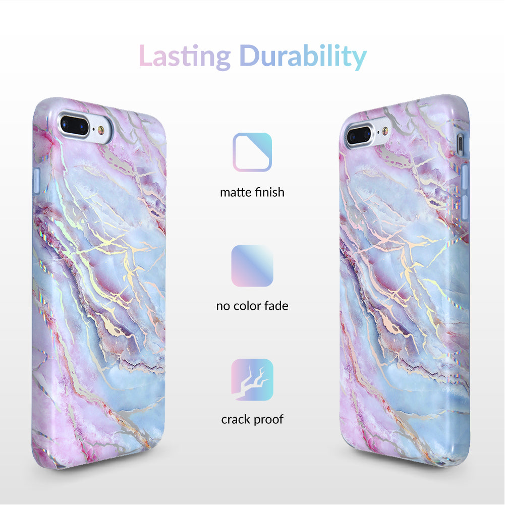 Holo Moonstone Marble iPhone Case