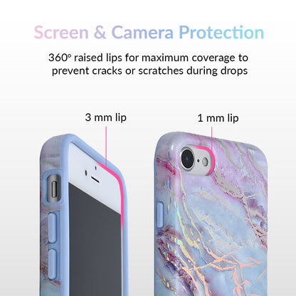 Holo Moonstone Marble iPhone Case