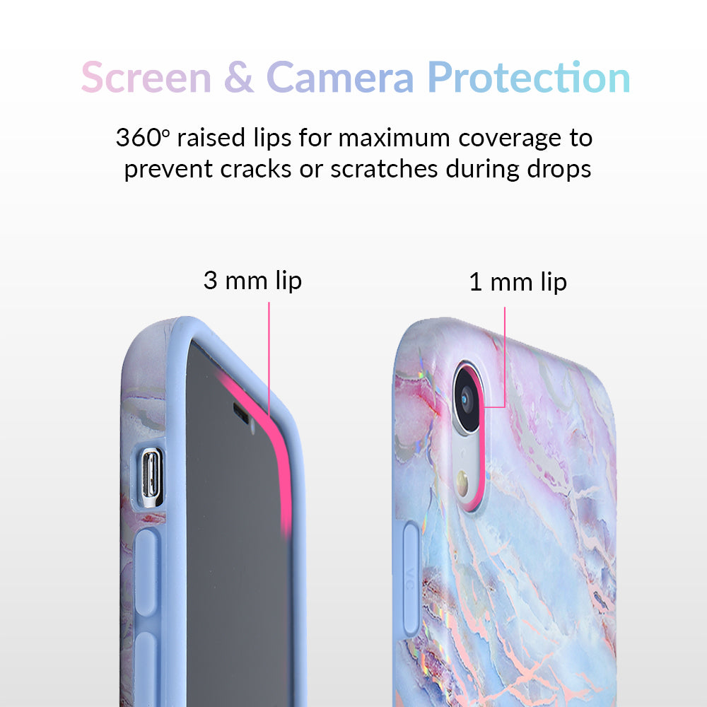 Holo Moonstone Marble iPhone Case