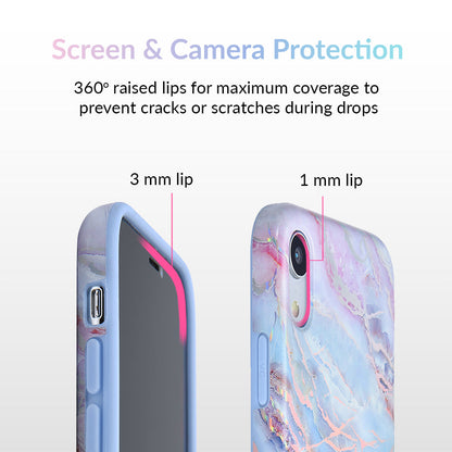 Holo Moonstone Marble iPhone Case