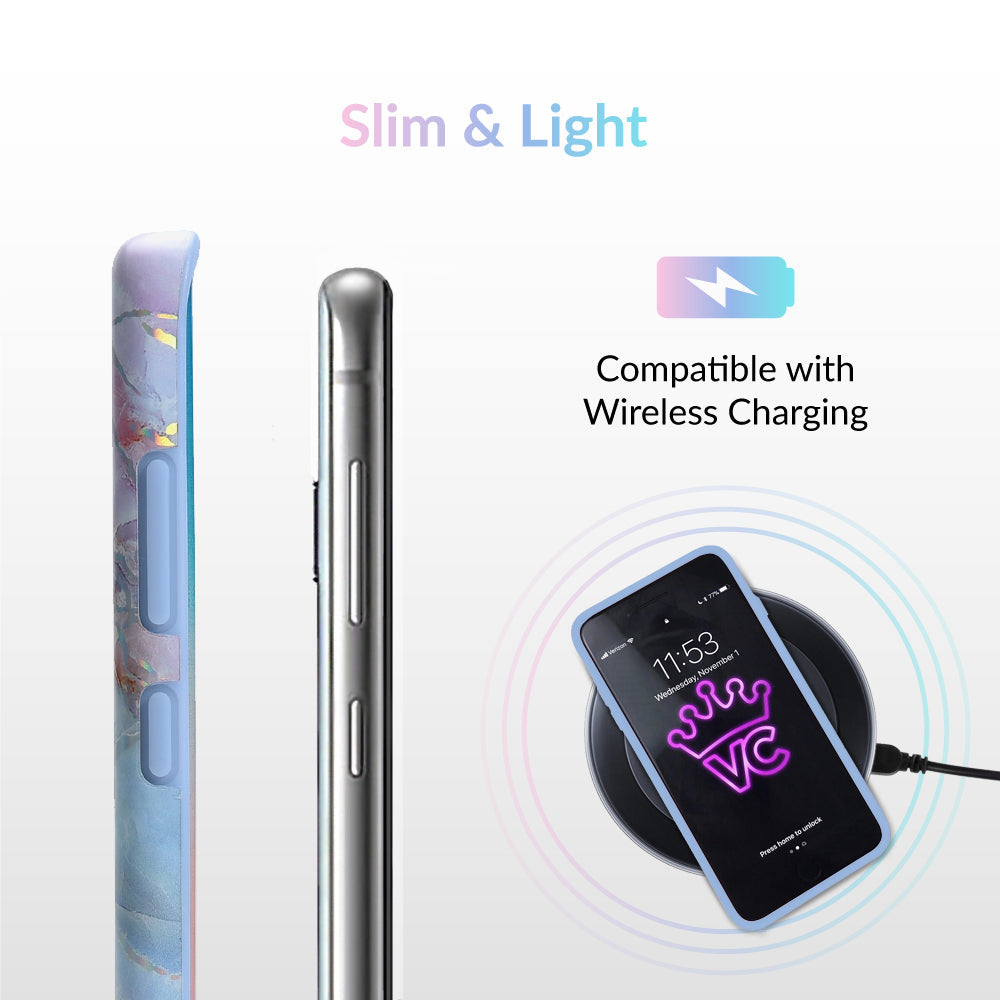 Holo Moonstone Marble Samsung Galaxy Case
