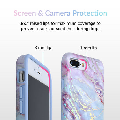 Holo Moonstone Marble iPhone Case
