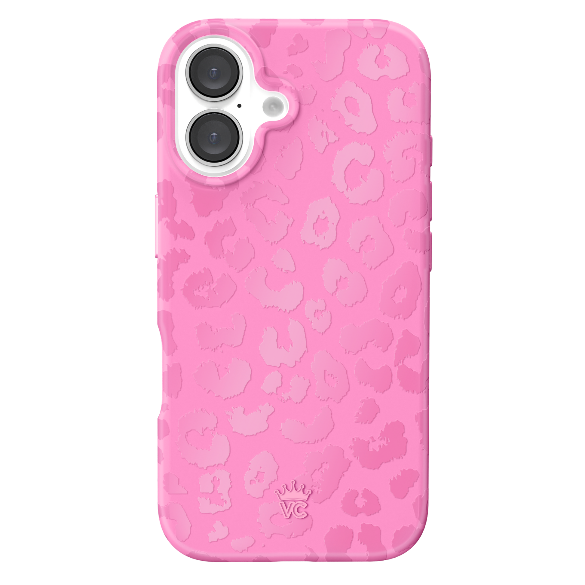 Hot Pink Leopard iPhone Case