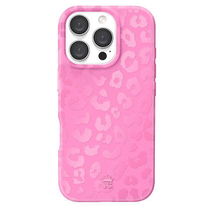 Hot Pink Leopard iPhone Case