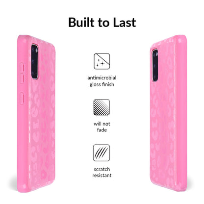 Hot Pink Leopard Samsung Case