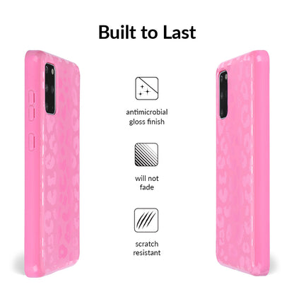Hot Pink Leopard Samsung Case