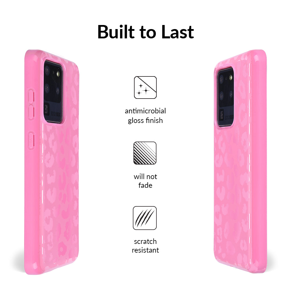 Hot Pink Leopard Samsung Case