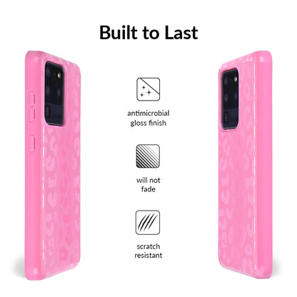 Hot Pink Leopard Samsung Case