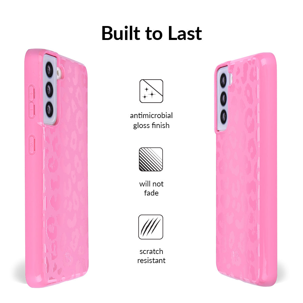 Hot Pink Leopard Samsung Case