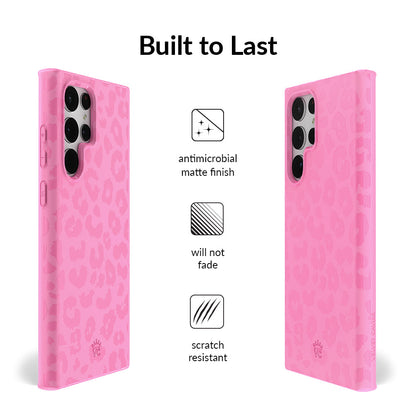 Hot Pink Leopard Samsung Case