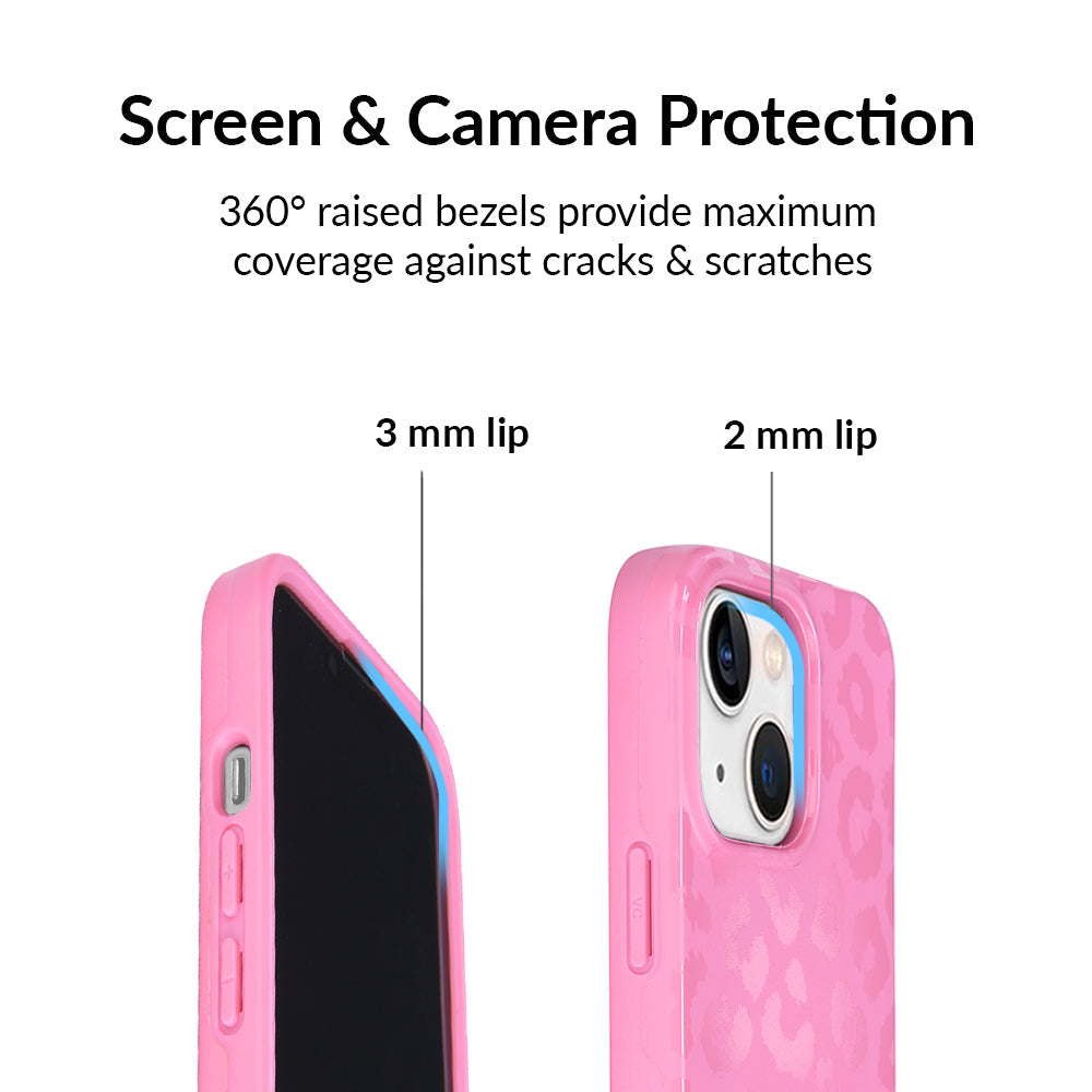 Hot Pink Leopard iPhone Case