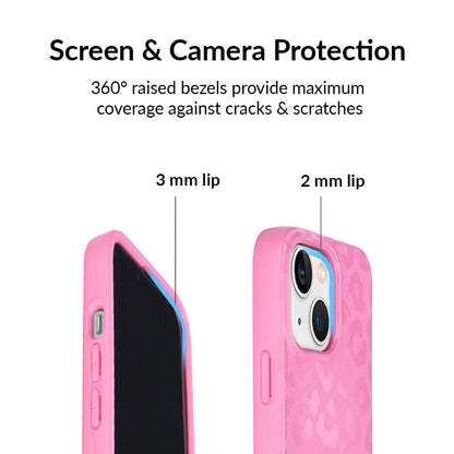 Hot Pink Leopard iPhone Case