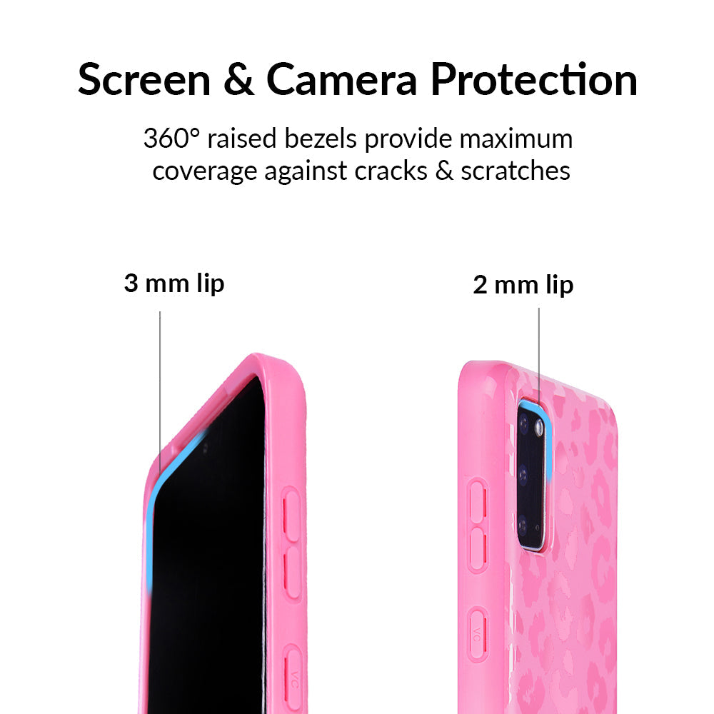 Hot Pink Leopard Samsung Case