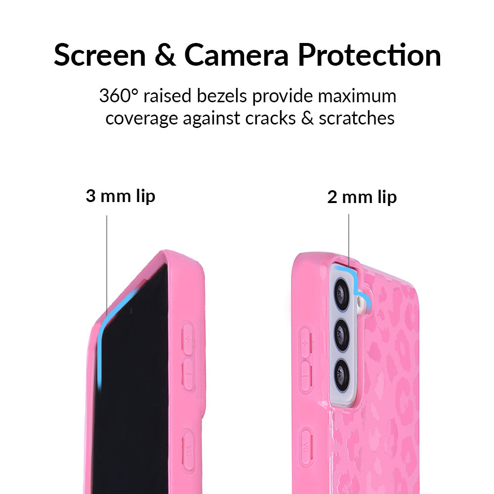 Hot Pink Leopard Samsung Case