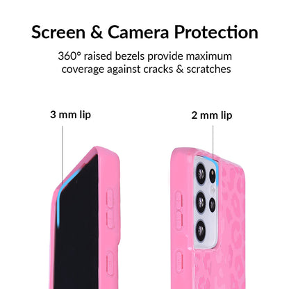 Hot Pink Leopard Samsung Case