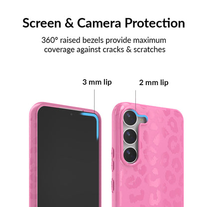 Hot Pink Leopard Samsung Case