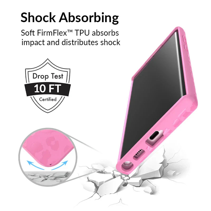 Hot Pink Leopard Samsung Case