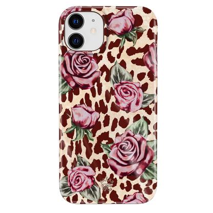 Rosy Leopard iPhone Case