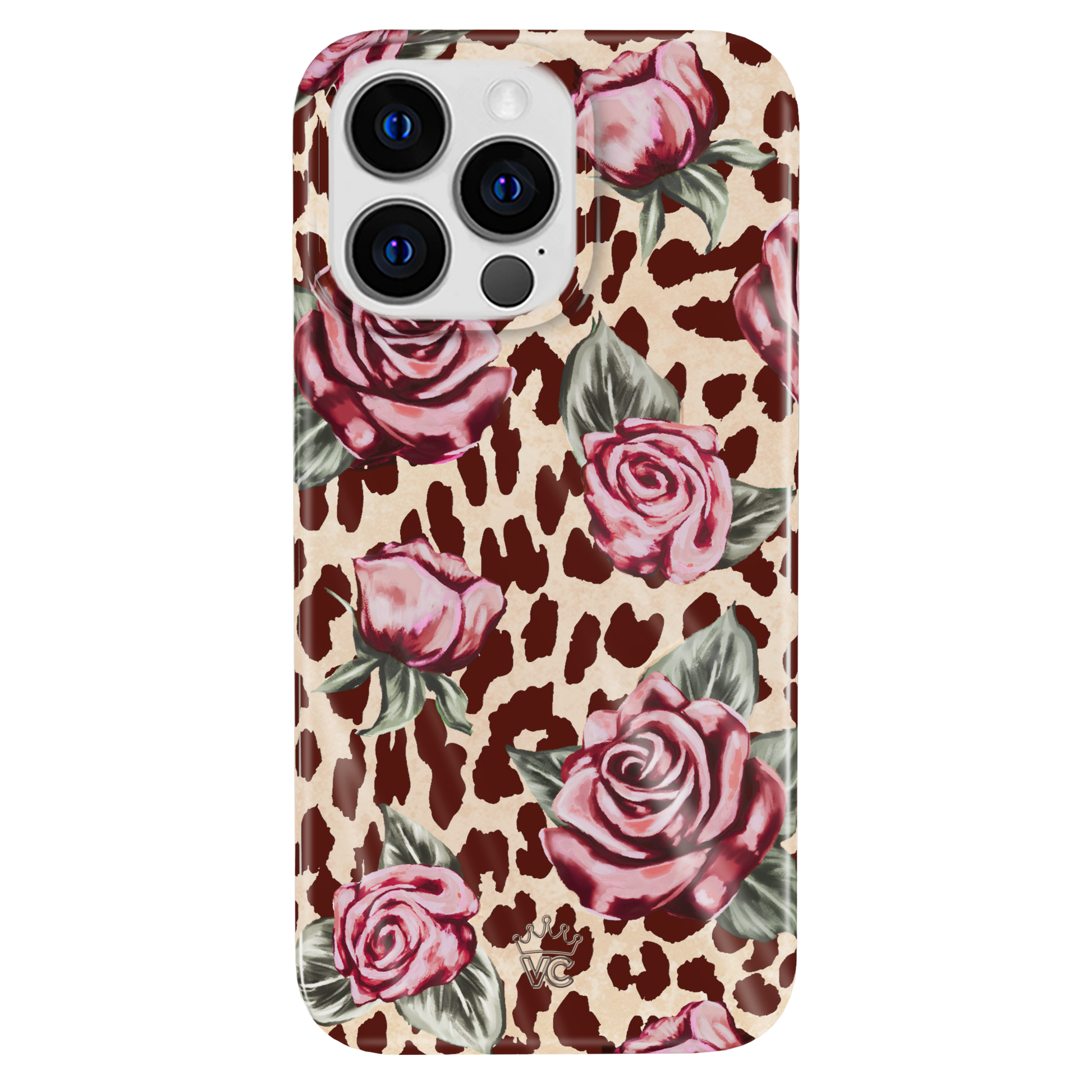 Rosy Leopard iPhone Case
