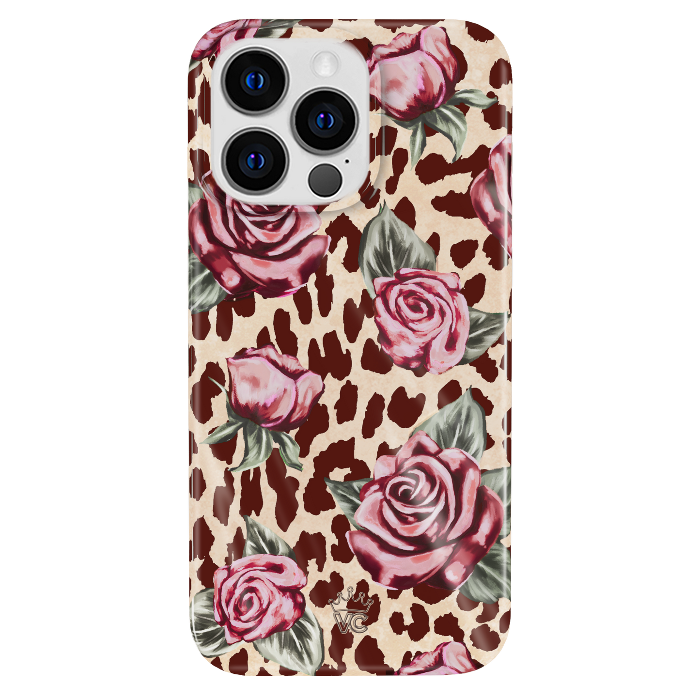 Rosy Leopard iPhone Case