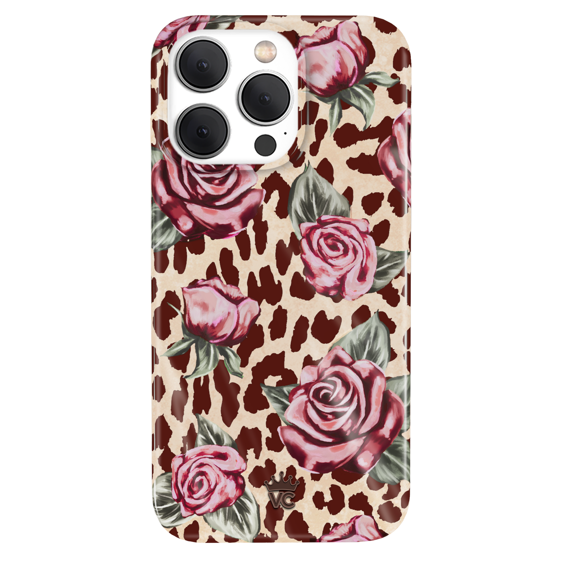 Rosy Leopard iPhone Case