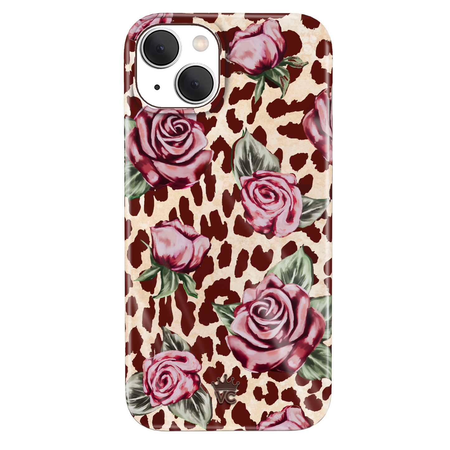 Rosy Leopard iPhone Case