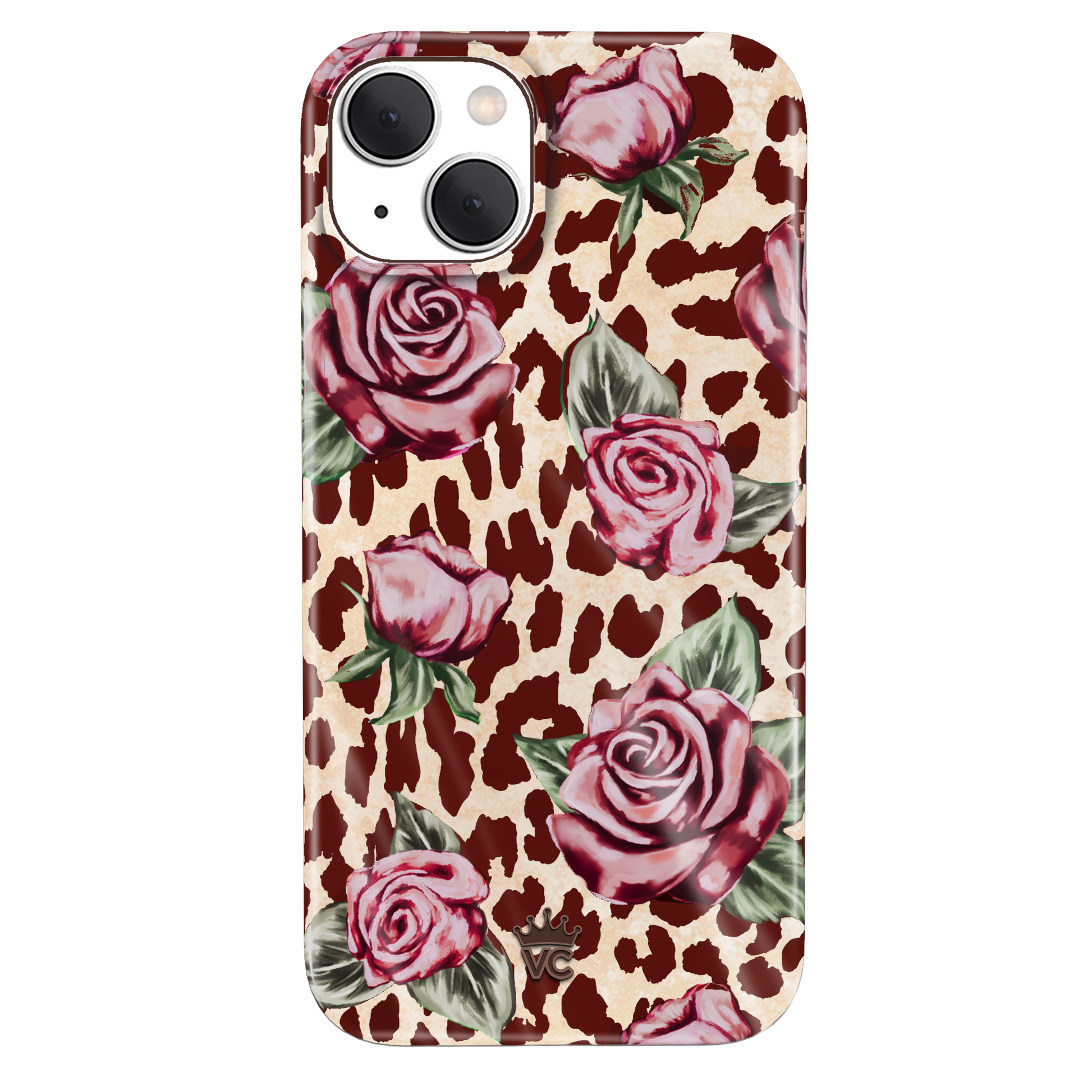 Rosy Leopard iPhone Case