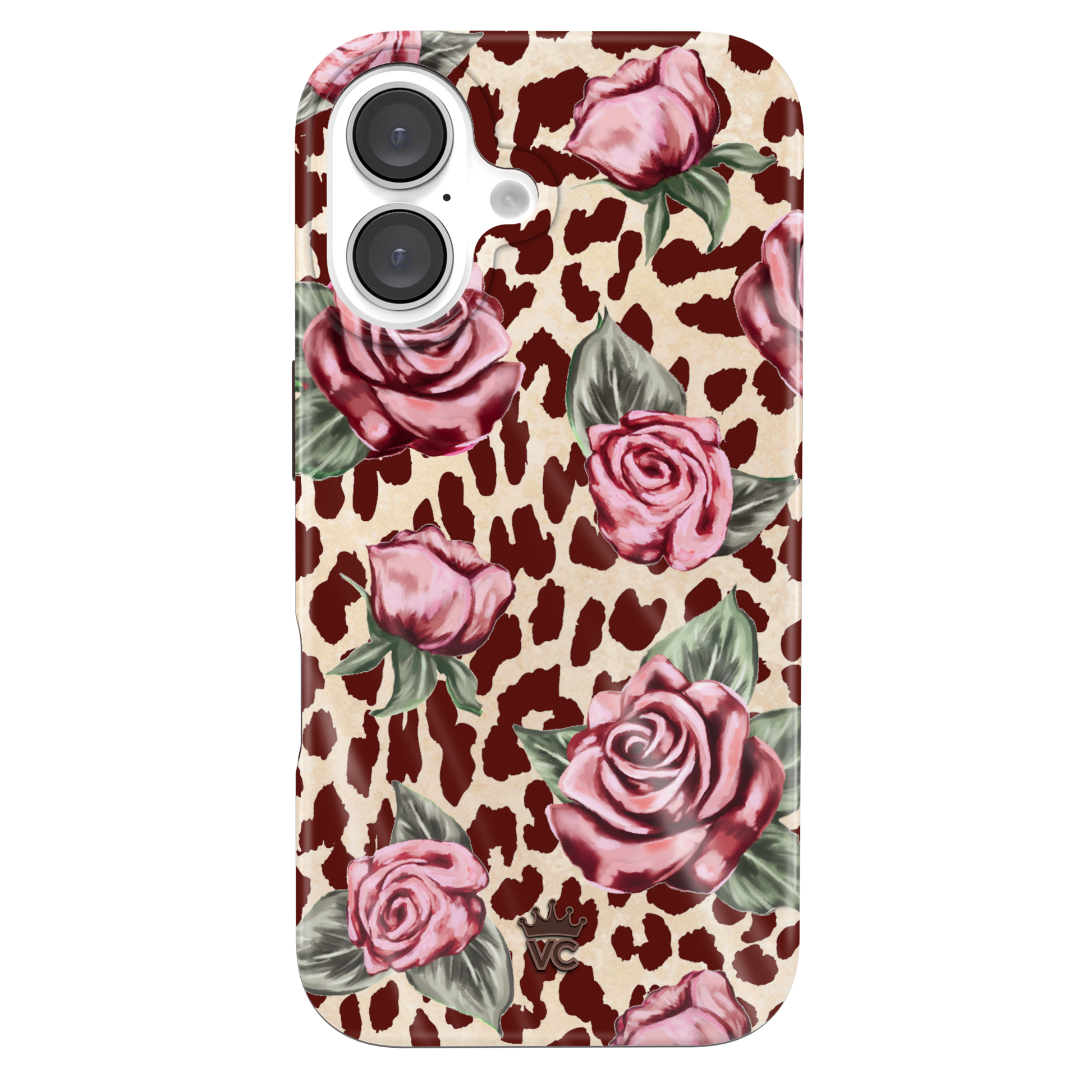Rosy Leopard iPhone Case