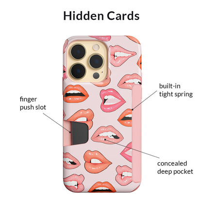 Nude Lips iPhone Wallet Case