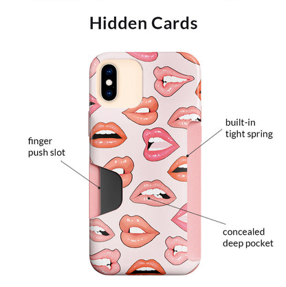 Nude Lips iPhone Wallet Case