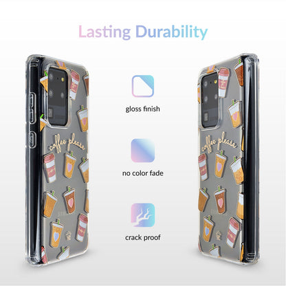 Coffee First Clear Samsung Galaxy Case