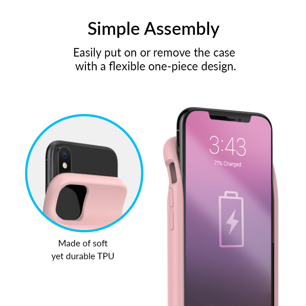 Pink iPhone Charging Case