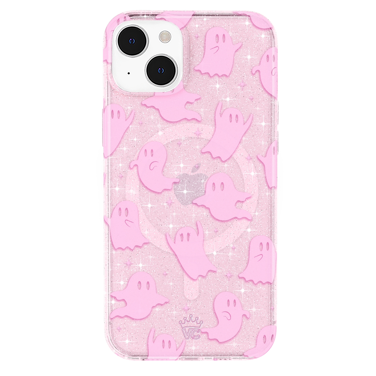 Ghosted Pink Glitter iPhone Case