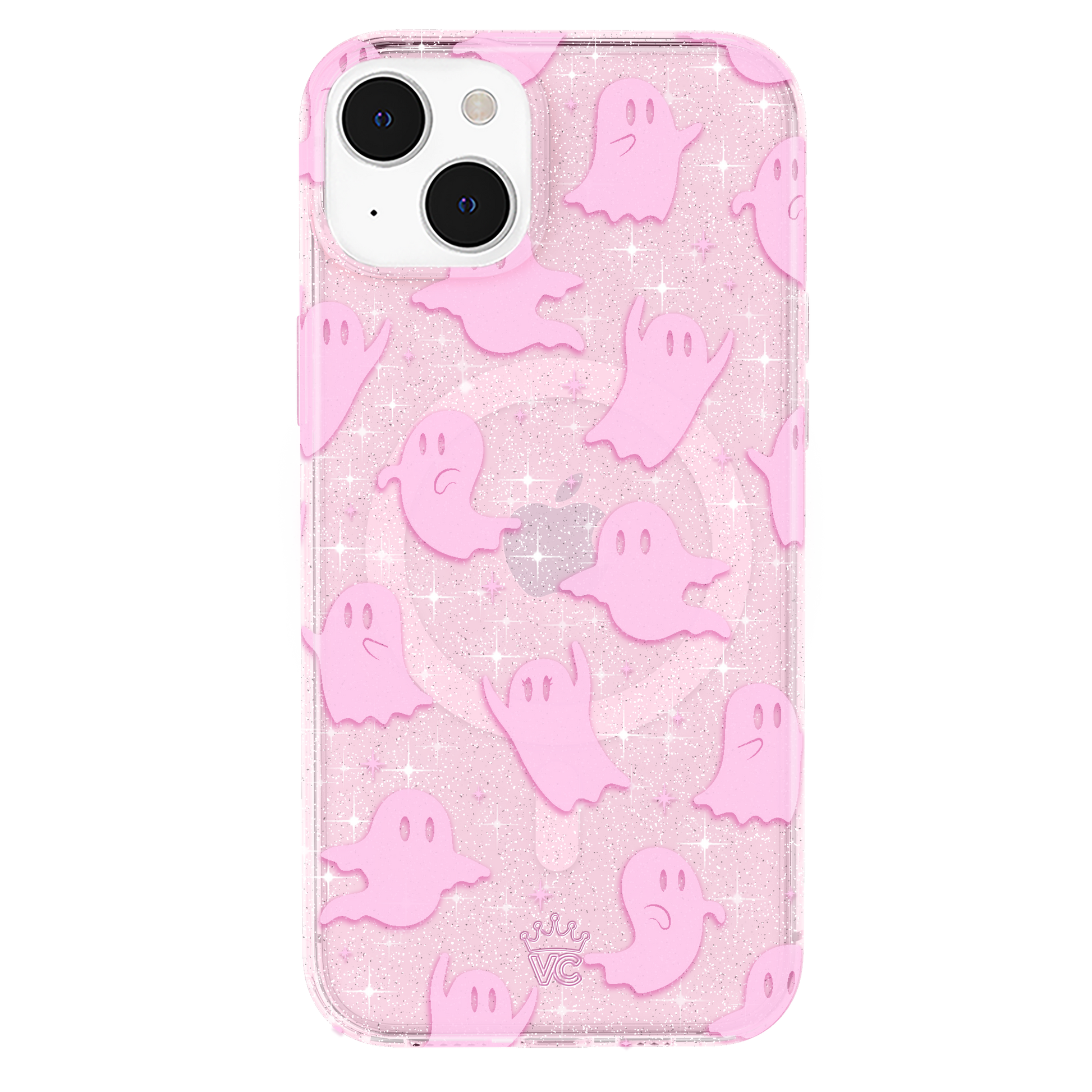 Ghosted Pink Glitter iPhone Case