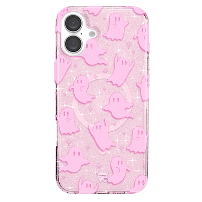 Ghosted Pink Glitter iPhone Case
