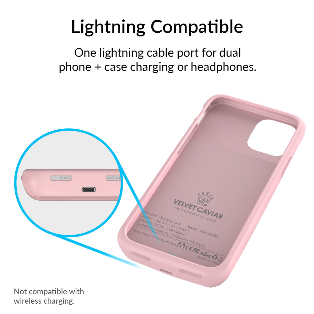 Pink iPhone Charging Case