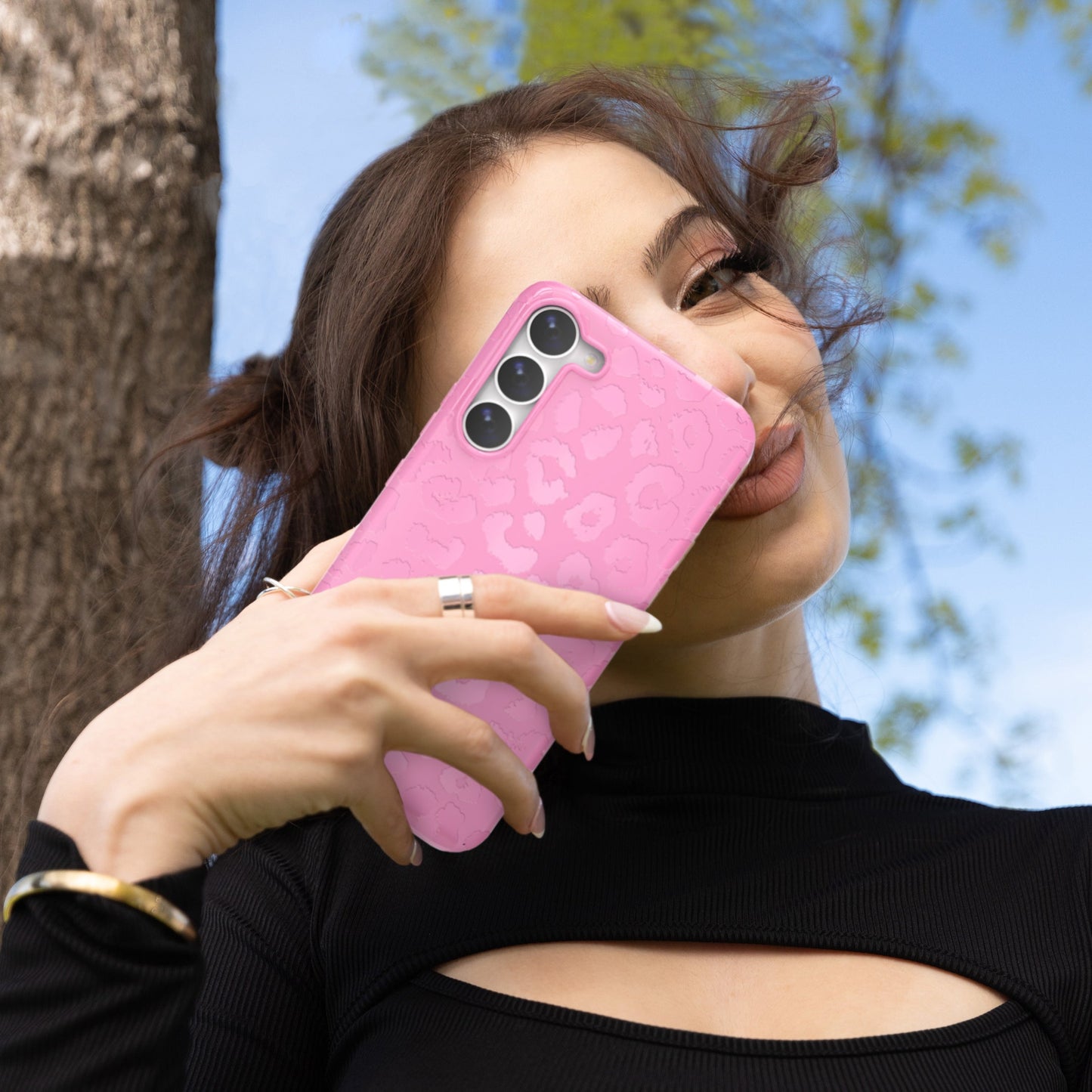 Hot Pink Leopard Samsung Case