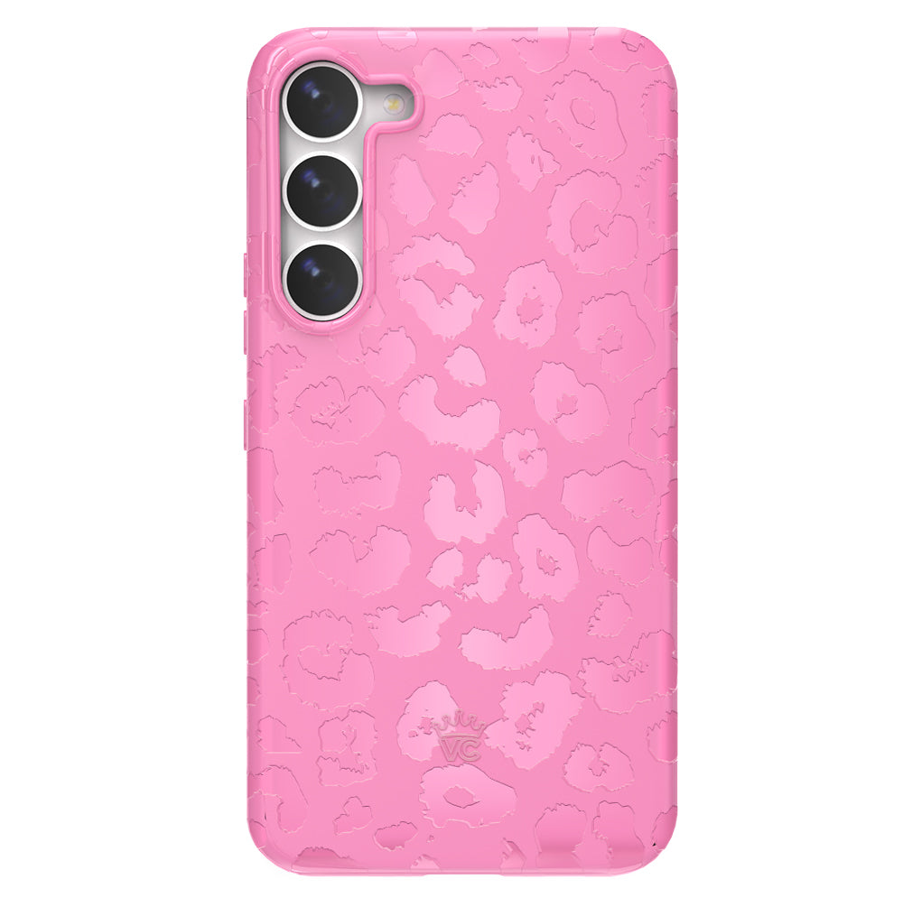 Hot Pink Leopard Samsung Case