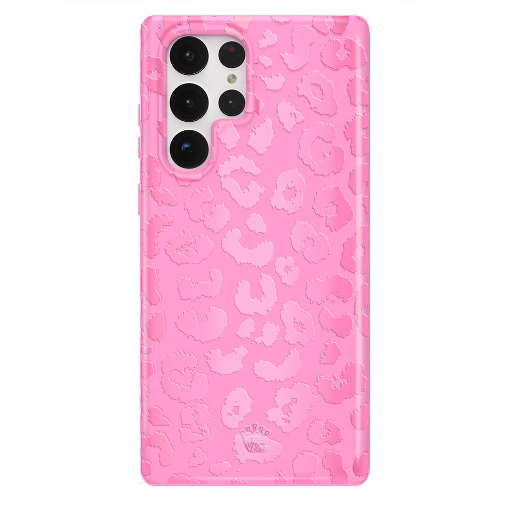Hot Pink Leopard Samsung Case