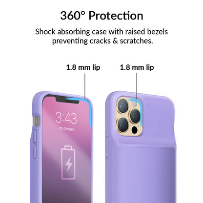 Light Purple iPhone Charging Case