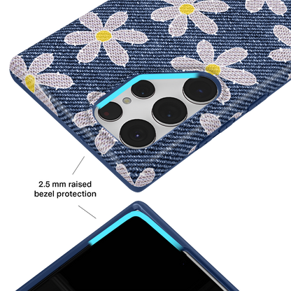 Denim Daisy Samsung Case