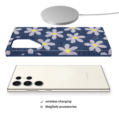 Denim Daisy Samsung Case