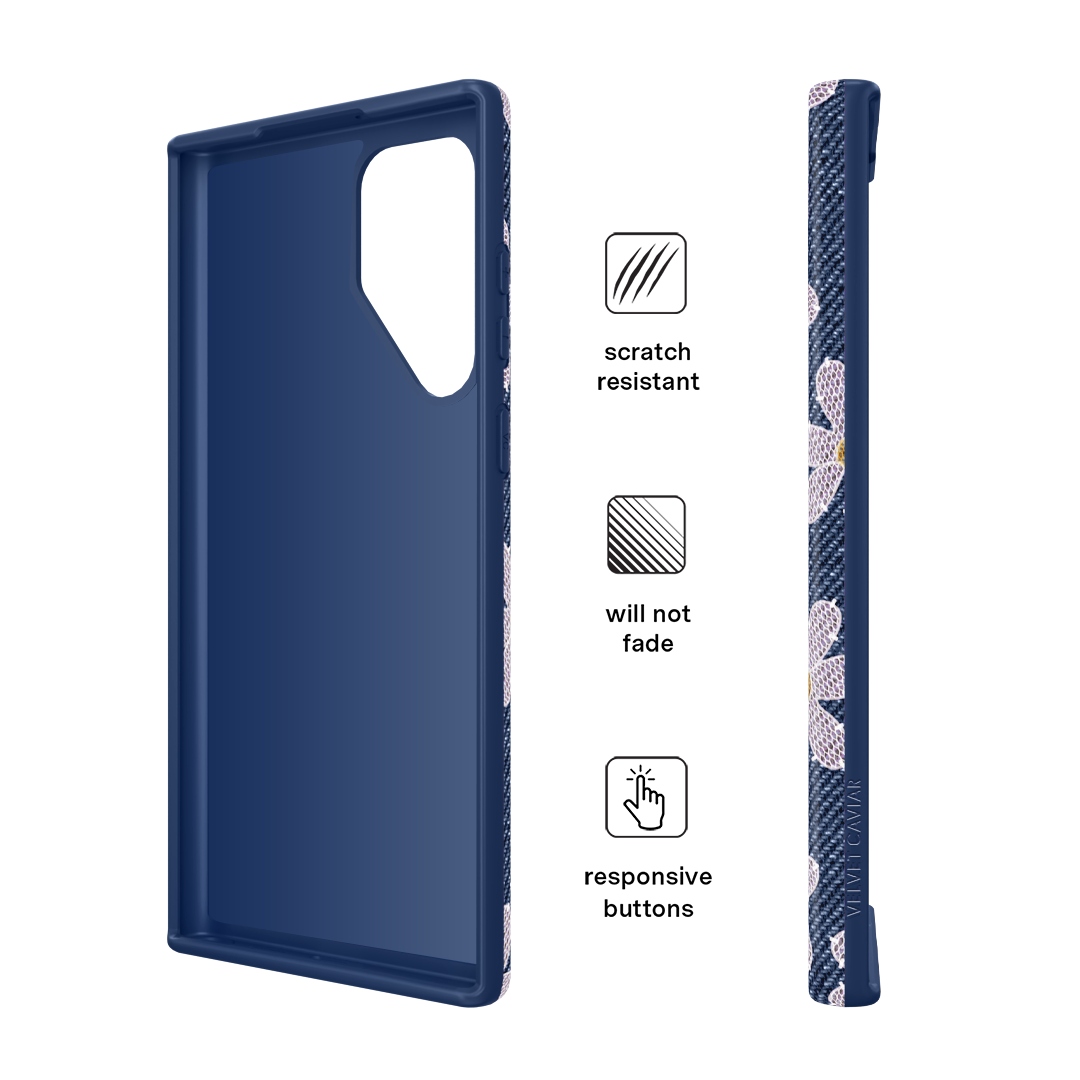 Denim Daisy Samsung Case