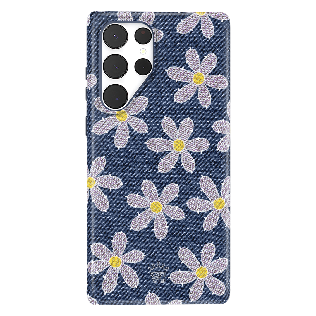 Denim Daisy Samsung Case