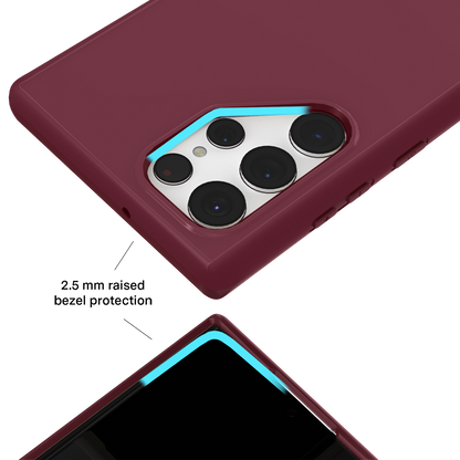 Burgundy 1990 Samsung Case
