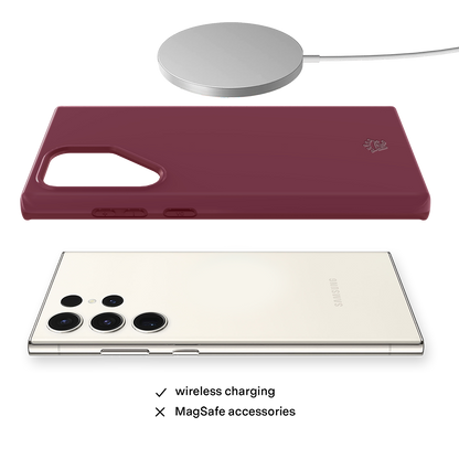 Burgundy 1990 Samsung Case