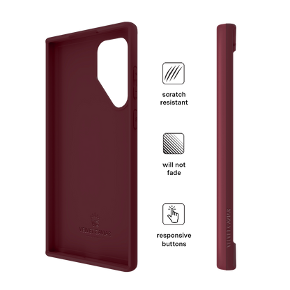 Burgundy 1990 Samsung Case