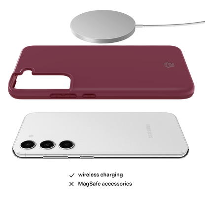Burgundy 1990 Samsung Case