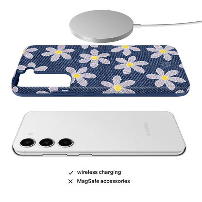 Denim Daisy Samsung Case