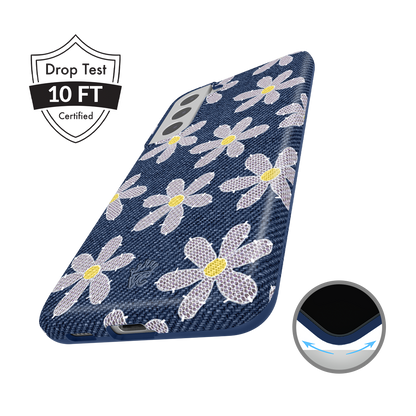 Denim Daisy Samsung Case